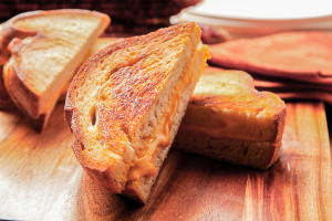 California three-cheese Grilled Cheese