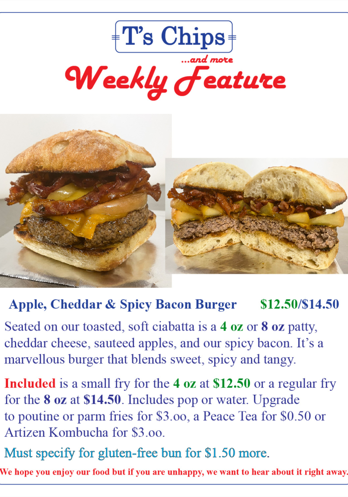 Weekly Feature Apple Cheddar Spicy Bacon Aug 26 2022