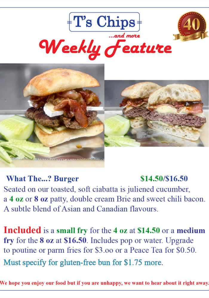 Weekly Feature What The... Burger Jul 14 2023