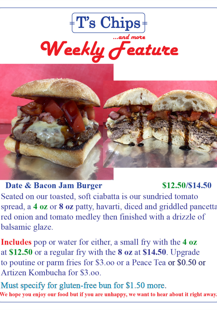 Weekly Features Pancetta Burger Jun 3 2022